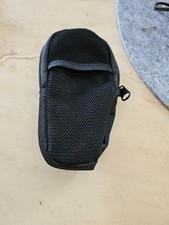 Handy Gürteltasche Handytasche klein Stoff schwarz Klettverschluß  14x7 cm