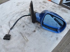 VW Golf 4 IV Spiegel Außenspiegel links Fahrerseite LW5Y Technoblau 010509