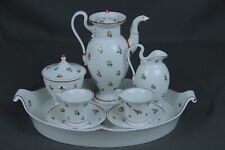 Nymphenburg Porzellan Service Set Empire Streublumen Tablett Kaffeservice 2 Pers
