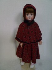 Puppenkleidung antik 3-Teiler