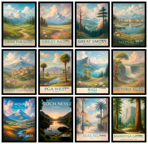 Weltstädte reise poster - reise,