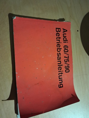 Betriebsanleitung audi 75 - betriebsanleitung, /