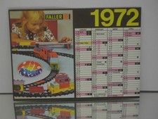 H0 Slot FALLER AMS/HIT  "KALENDER 1972 Mädch." gebr. guter Zustand kompl. (1971)