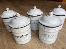 5 Antike Alte Vorratsdosen
