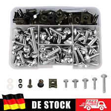 Universal Motorrad Verkleidungsschrauben Stellschrauben Klemmen Clip M5 M6