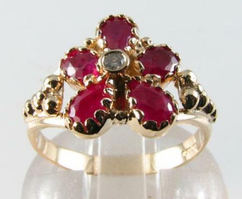 Großer 9ct gelbgold - großer, 9k