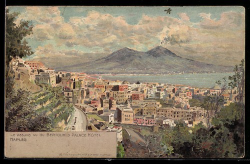 Künstler naples le - künstler-ak, naples,