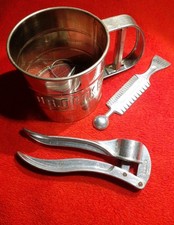 Küchenutensilien Konvolut 3 Teile alt