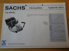 TYPENBLATT  1974 SACHS Motor