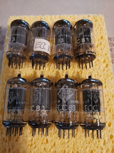 Ecc83 telefunken pices all - ecc83,