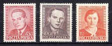 Polen-1952:   MiNr:  721-723