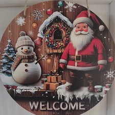 Weihnachtsdeko Türschild