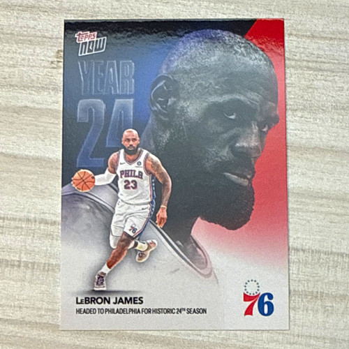 Topps now lebron - topps, james