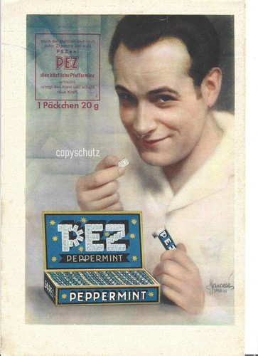 Reklame pez peppermint von - -,
