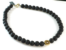 Lavasteinkette Collier mit