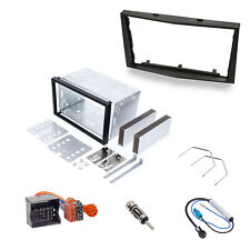 Auto Radio Blende SET Doppel 2 DIN Opel Corsa D Astra H Zafira B Einbau Rahmen