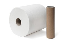 6 x Handtuchrollen geeignet für Lotus enMotion + Adapater 24,5 cm 2-lagig 140 m