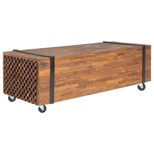 Teak massiv couchtisch - teak,