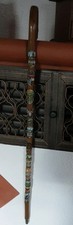 Wanderstock Gehstock Spazierstock Wappen Abzeichen ca 65 cm Vintage Sammler Rar