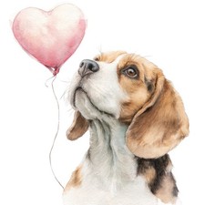 2x Sticker Beagle Car Sticker