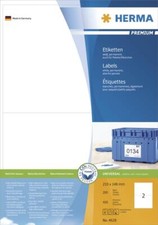 Etiketten premium weiß - premium, a4,