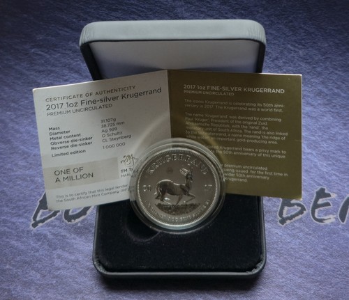 2017 krügerrand 50th - 2017,