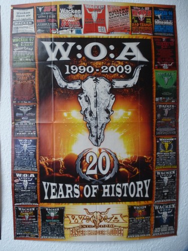 Wacken poster years - poster,