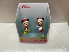 Disney Micky Maus mit Minnie 2 x Figur Bully Bullyland Weihnachten ovp Box Top