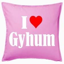 I Love Gyhum Kissenbezug Pink Ich Liebe Gyhum 138708
