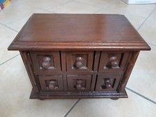 Gewürzschrank, Holzschränkchen mit 6 Schubladen