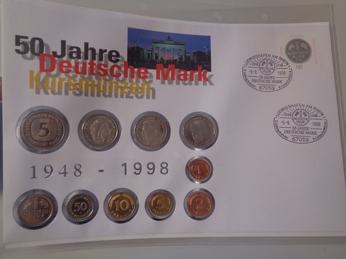Deutschland 1998 numisbrief - 1998,