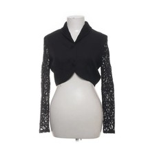 Woman Collection H&M, Bolero, Größe: S, Schwarz, Polyester, Einfarbig -L1P