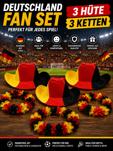 Deutschland fan set - deutschland,