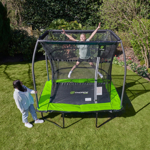 Kinder rechteckiges trampolin - kinder,