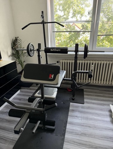 Hammer hantelbank inkl - inkl., latzug
