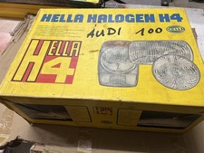 Hella Halogen H4 Scheinwerfer Audi 100 NOS altes Neuteil aus Garagenräumung