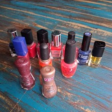 Nagellack Konvolut/Sammlung: 12 Flaschen, div. Marken. gebraucht