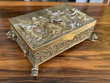 Spieldose Silber 835 Löwen