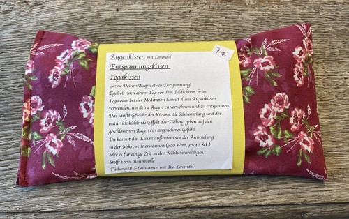 Augenkissen mit leinsamen - mit, &