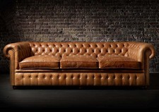 XXL Hellbraun Sofa 3 Sitzer
