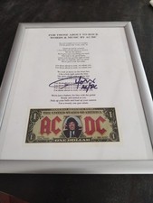 AC/DC Autogramm Angus Young Original Ohne Zertifikat 