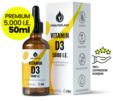 KRÄUTERLAND Vitamin D3 5000