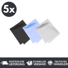 5 x Reinigungstuch Mikrofasertuch Brillenputztuch Microfaser Brillen Reinigung 