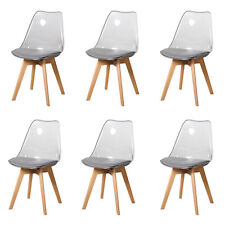 6er Transparente Küchenstuhl