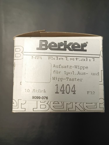 Berker edelstahl wippe - berker,