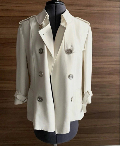 Burberry trench coat - coat, s
