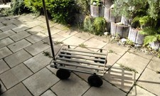 Antiker Handwagen Metall