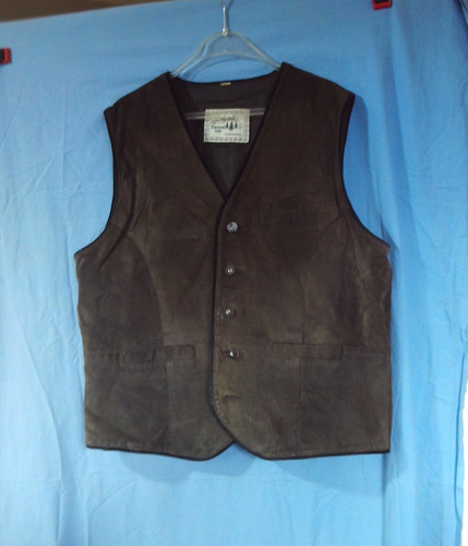 Herren lederweste weste - ,