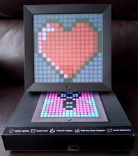 Divoom Pixoo Pixel Art Digitaler Bilderrahmen 16x16 RGB LED - Schwarz - Sehr Gut