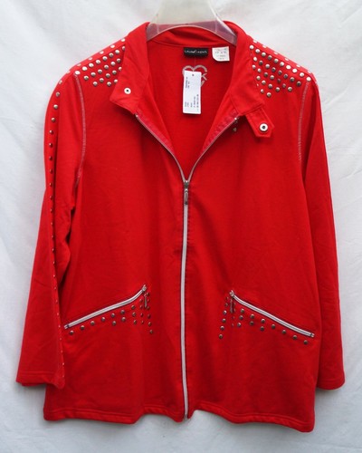 Sommerjacke rot nieten - sommerjacke,